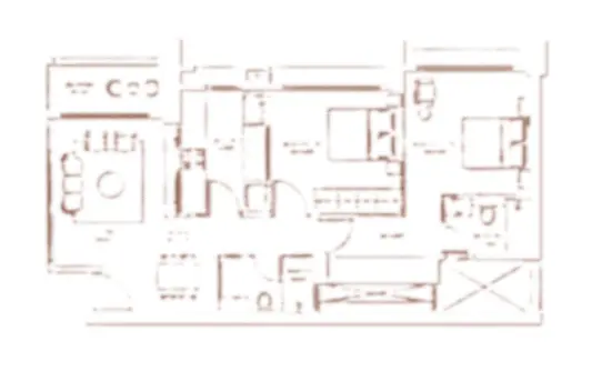 2 BHK Premium Floor Plan